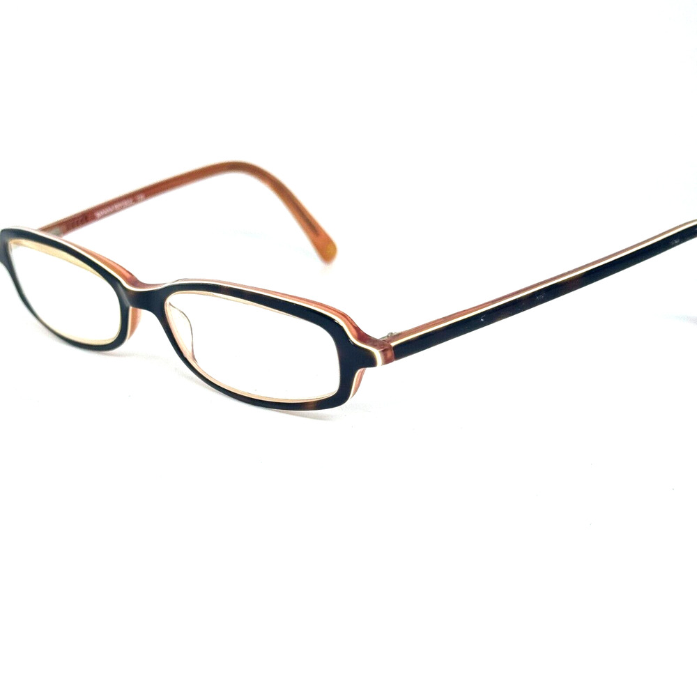 BANANA REPUBLIC “ISABEL” Eyeglasses Frame 48-16-135 Black/Orange H14532